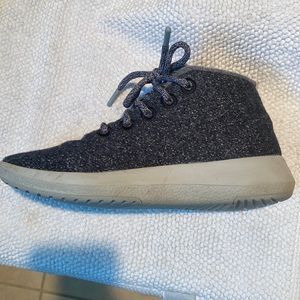 Allbirds Dark Grey Wool Runner High Tops Size women 8